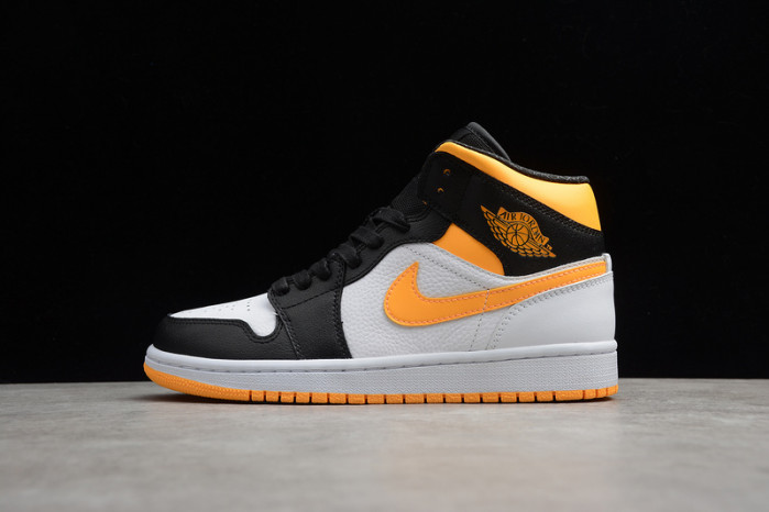 jordan 1 mid   orange black (w) cv5276-107