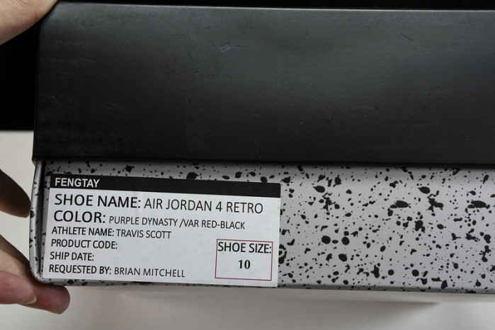 Travis Scott x Air Jordan 4 Retro Purple AJ4-766296