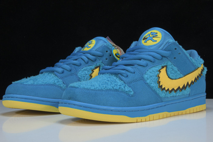 grateful dead x nike sb dunk low “blue bear” cj5378-400