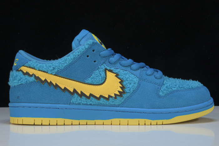 grateful dead x nike sb dunk low “blue bear” cj5378-400