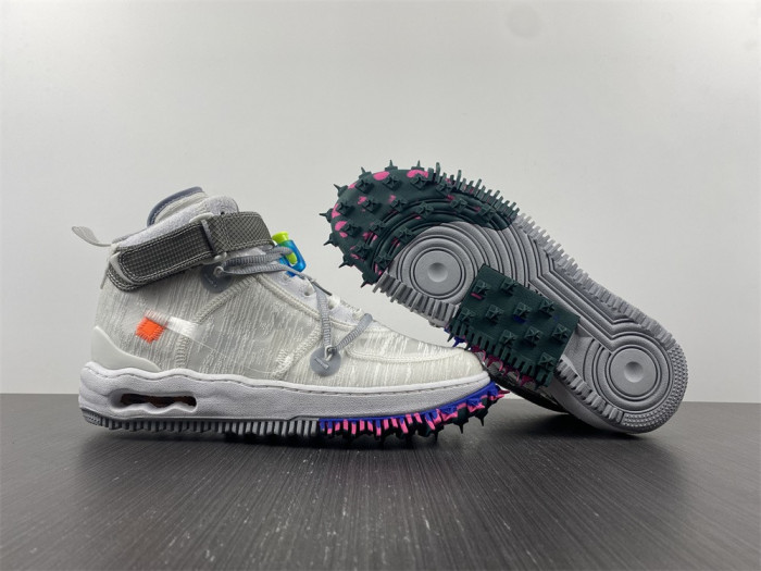 ow x nike air force 1 mid “white”  do6290-100