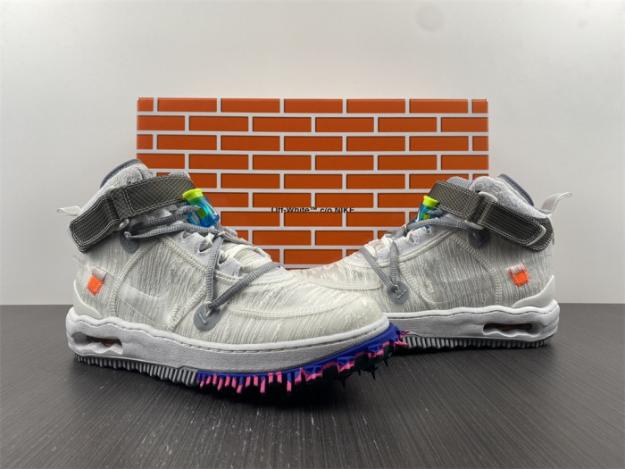 ow x nike air force 1 mid “white”  do6290-100