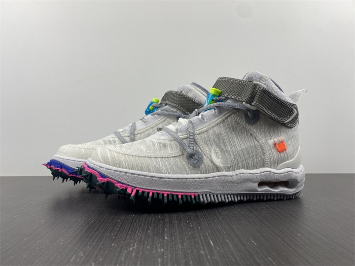 ow x nike air force 1 mid “white”  do6290-100