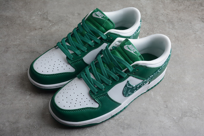 nike dunk low wmns green paisley  dh4401-102