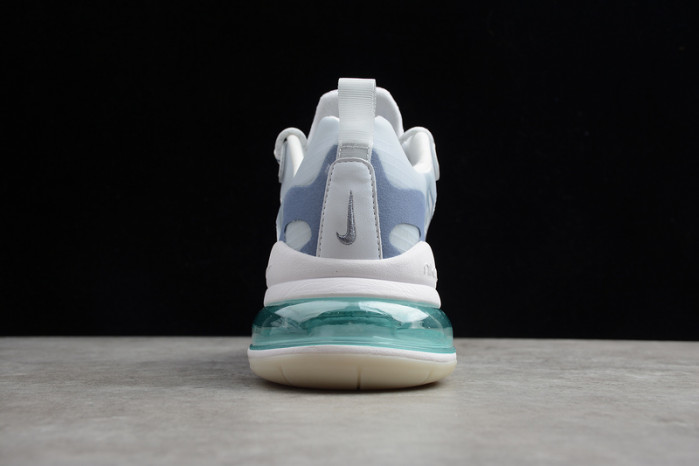 nike air max 270 react white pure platinum   ct1265-100