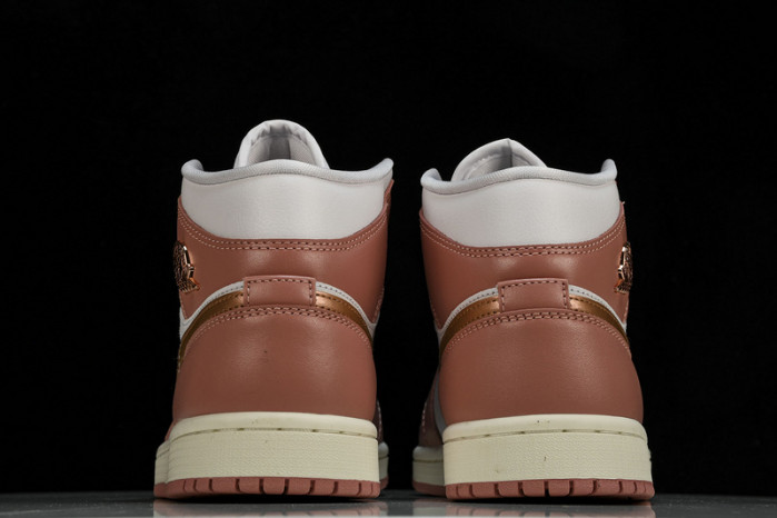 air jordan 1 mid se“red stardust” fb9892-670