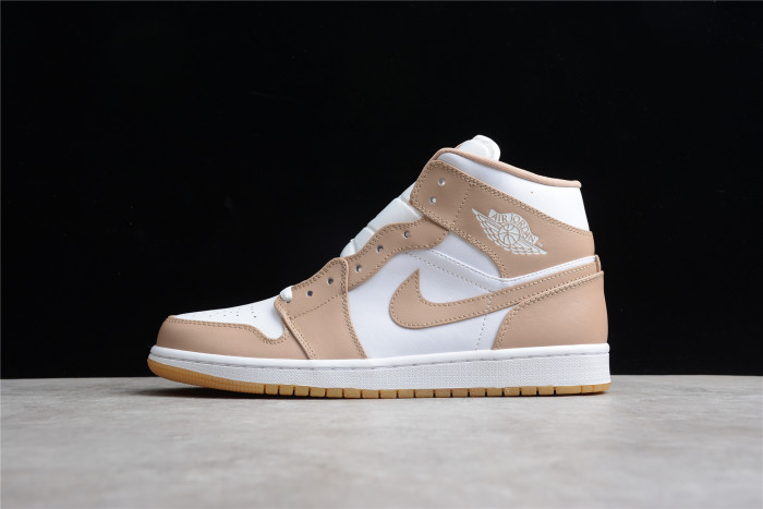 jordan 1 mid tan gum 554724-271