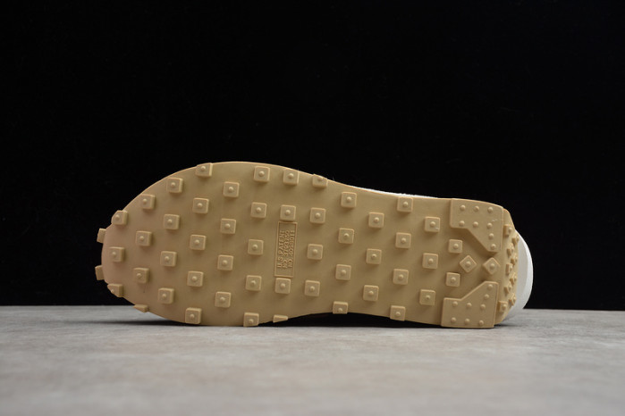 nike ldwaffle x sacai black parachute beige  cv5053-001