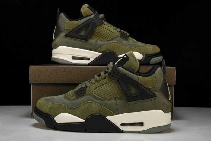 air jordan 4 craft “medium olive”   fb9927-200