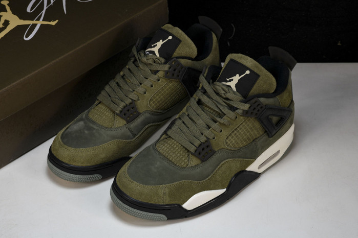 air jordan 4 craft “medium olive”   fb9927-200