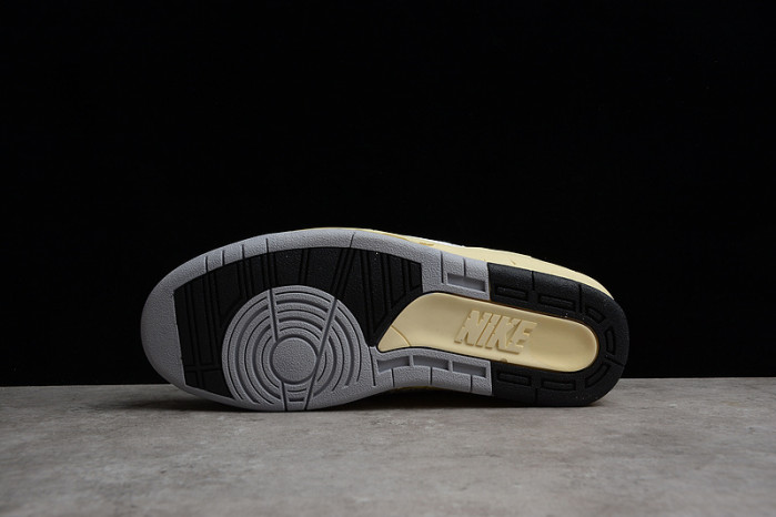 ow x air jordan 2 low sp white black grey  dj4375-101