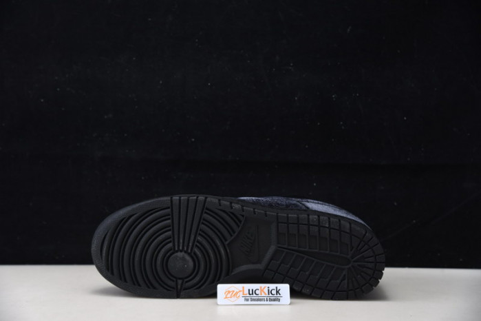 dover street market x nike sb dunk low  black dh2686-002